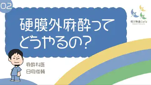 02 硬膜外麻酔ってどうやるの？～解剖を知ると麻酔がよくわかる！～